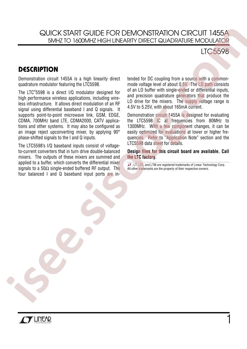 DC1455A Quick Start Guide