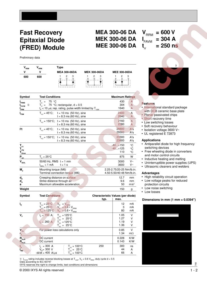 ME(A,E,K)300-06DA