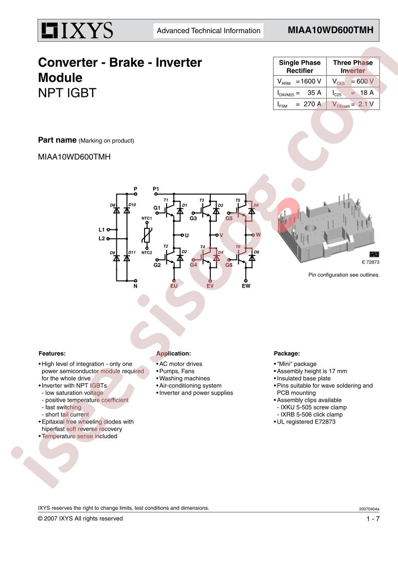 MIAA10WD600TMH