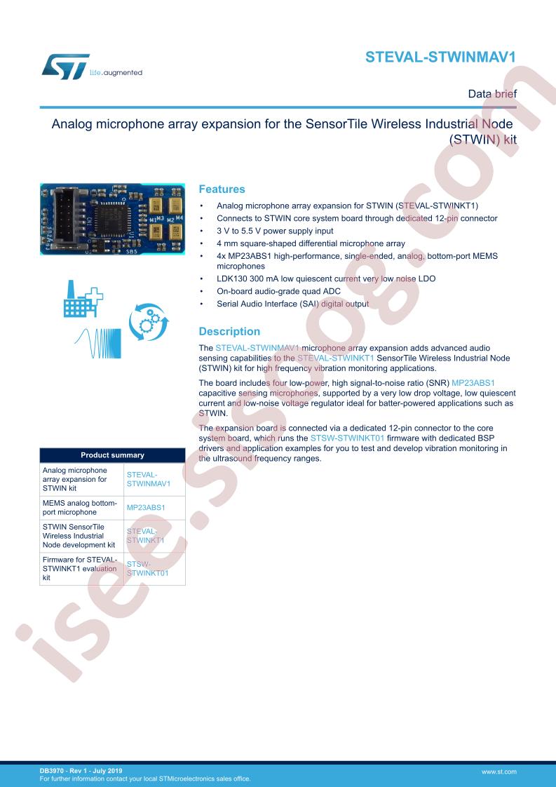 STEVAL-STWINMAV1 Data Brief