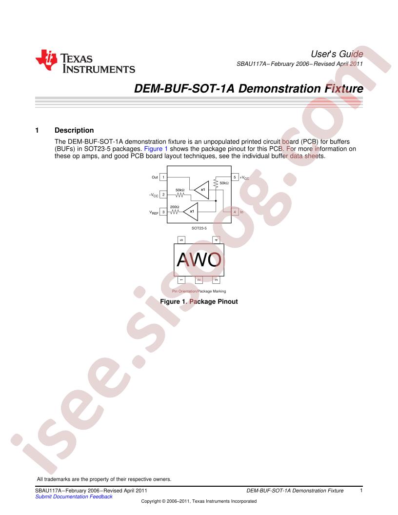 DEM-BUF-SOT-1A Guide