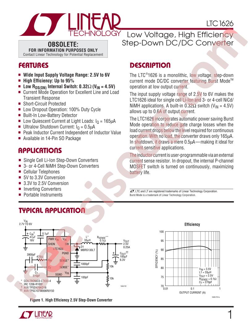 LTC1626