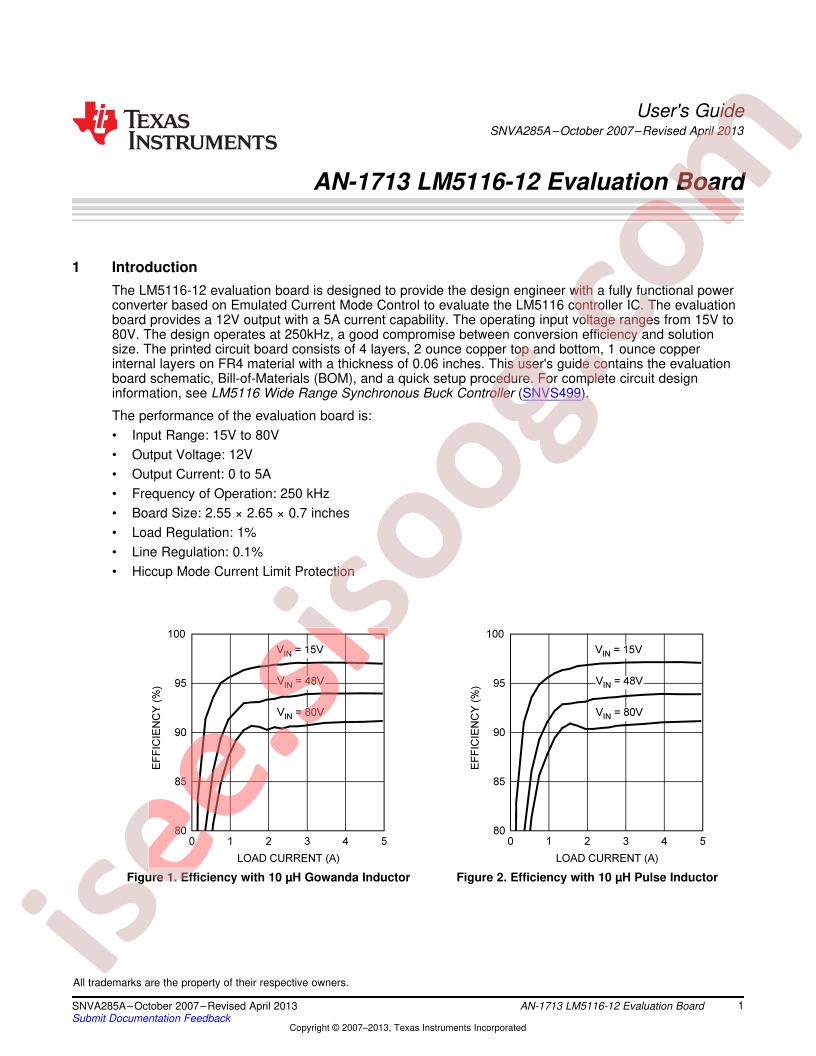 LM5116-12EVAL