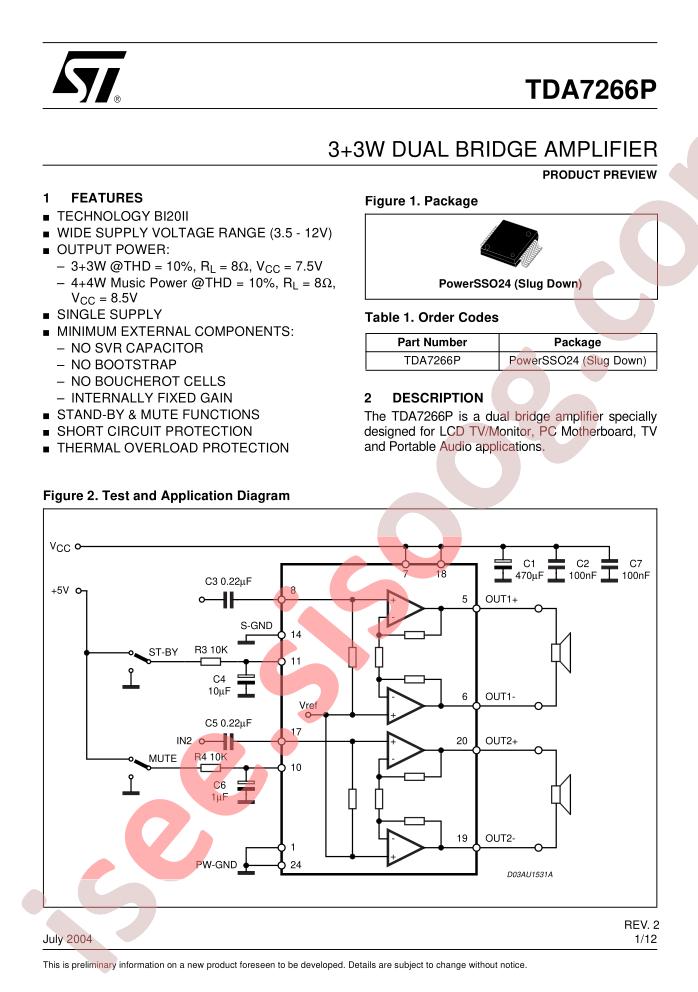 TDA7266P