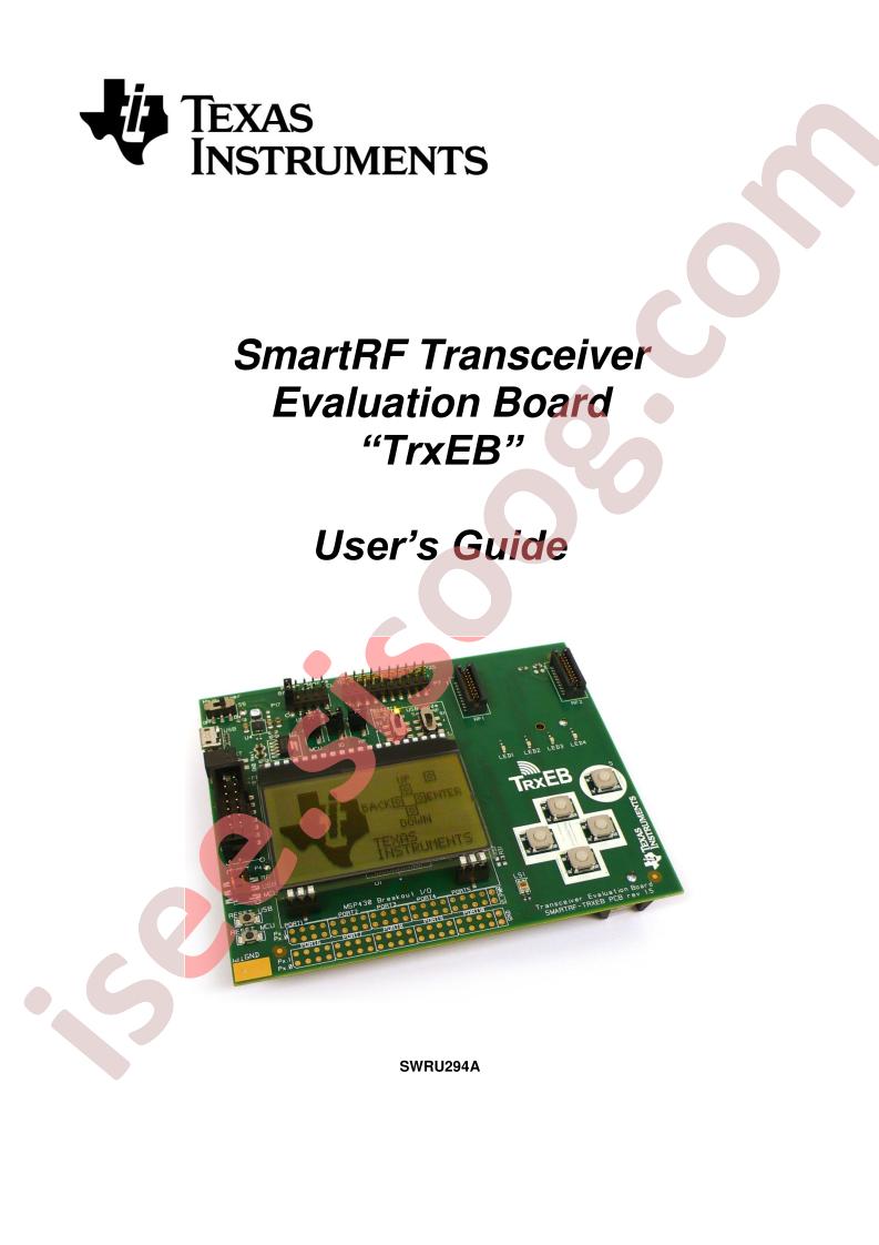 SmartRF Transceiver Eval Board