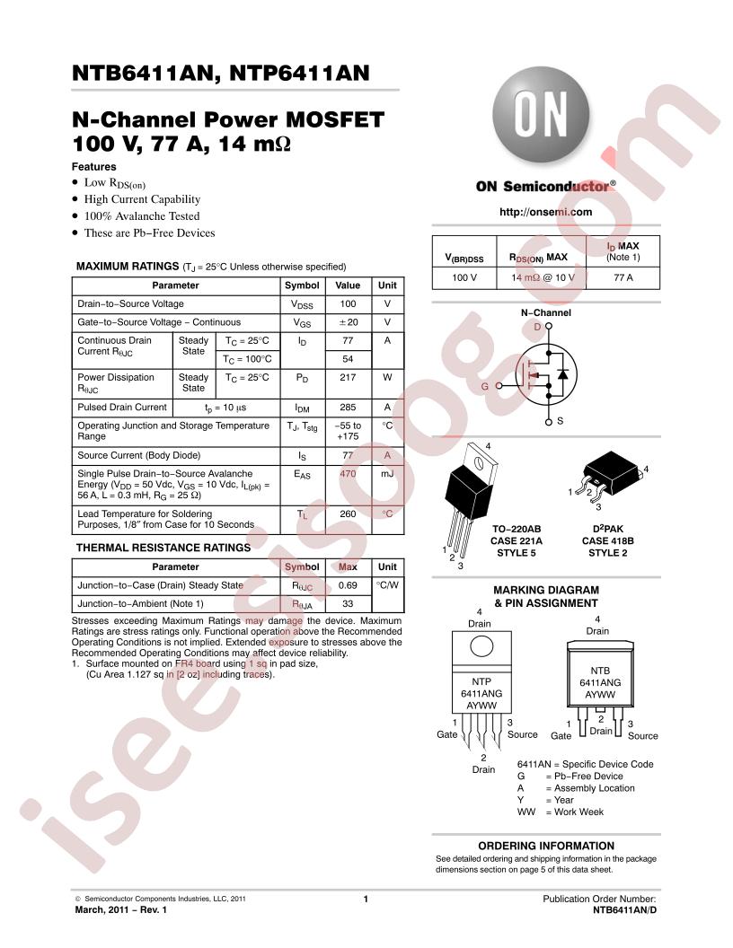 NTP6411AN,NTB6411AN