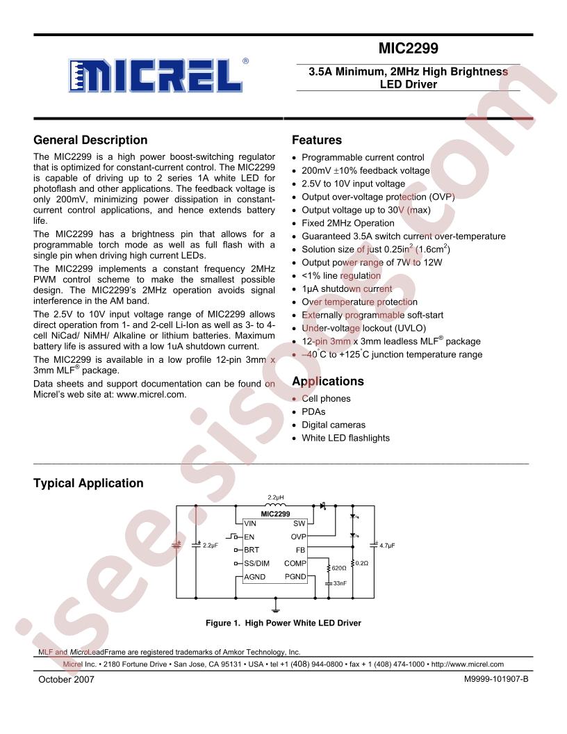 MIC2299