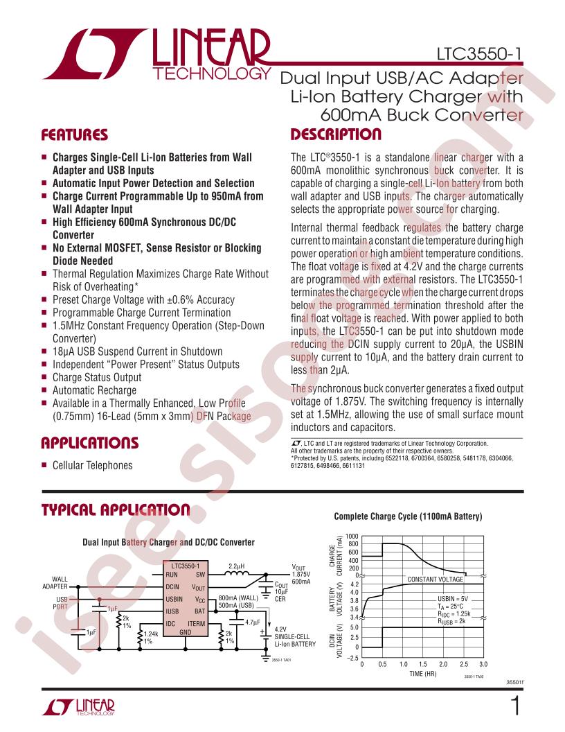 LTC3550-1
