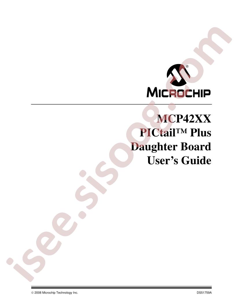 MCP42XX Daughter Board