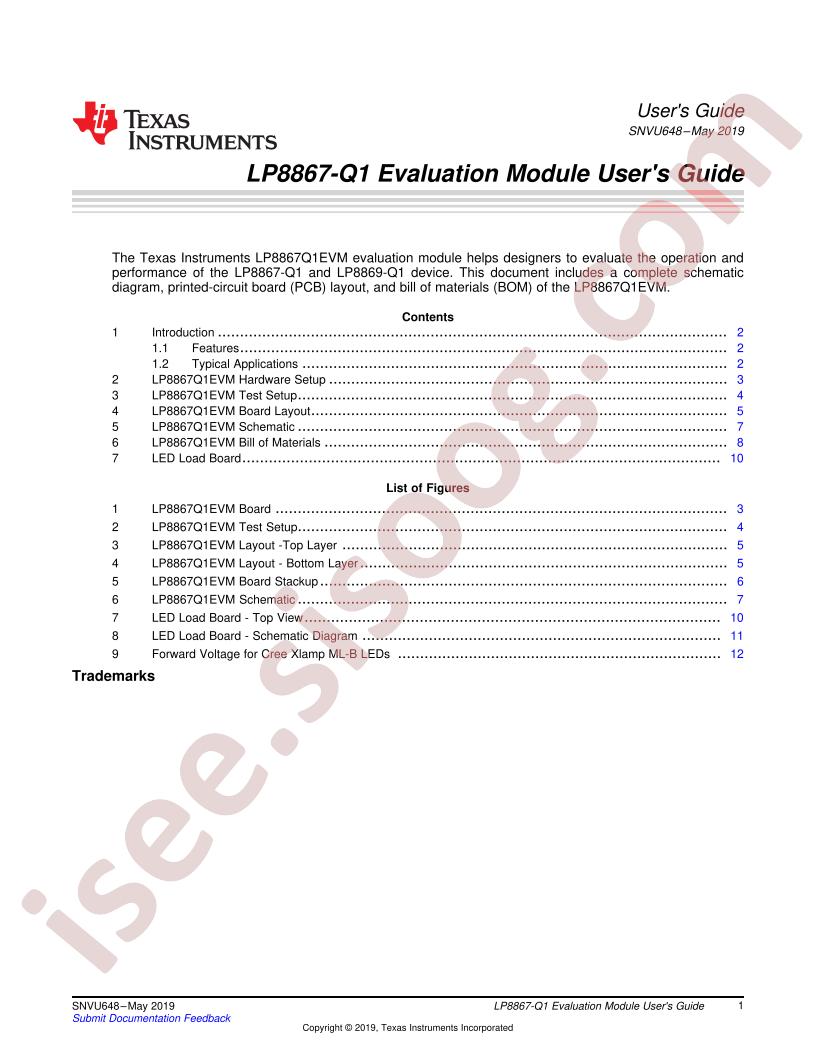 LP8867-Q1 EVM User Guide