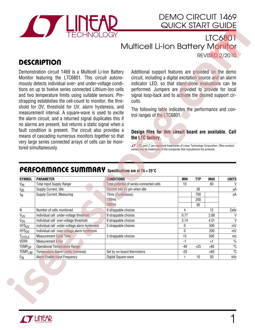 DC1469 Quick Start Guide