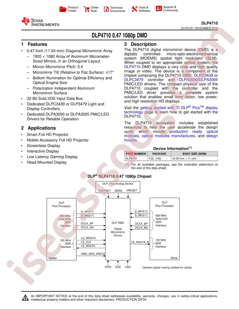 DLP4710 Datasheet