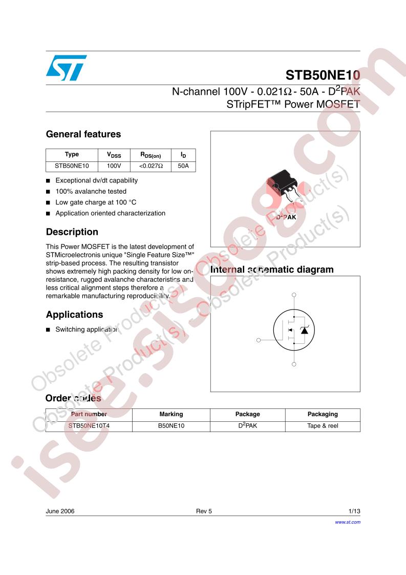 STB50NE10