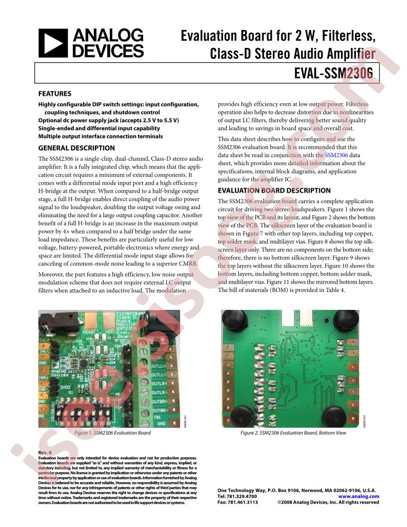 EVAL-SSM2306