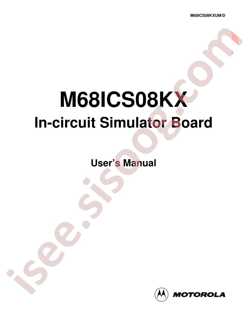 M68ICS08KX