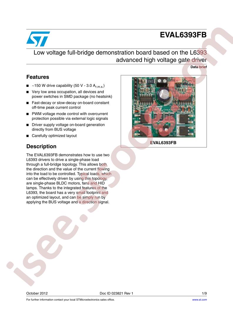 EVAL6393FB Data Brief