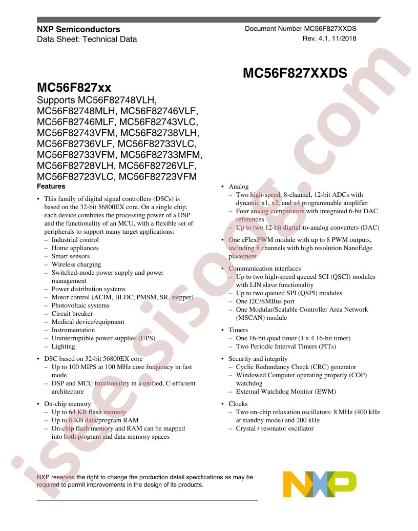 MC56F827xx