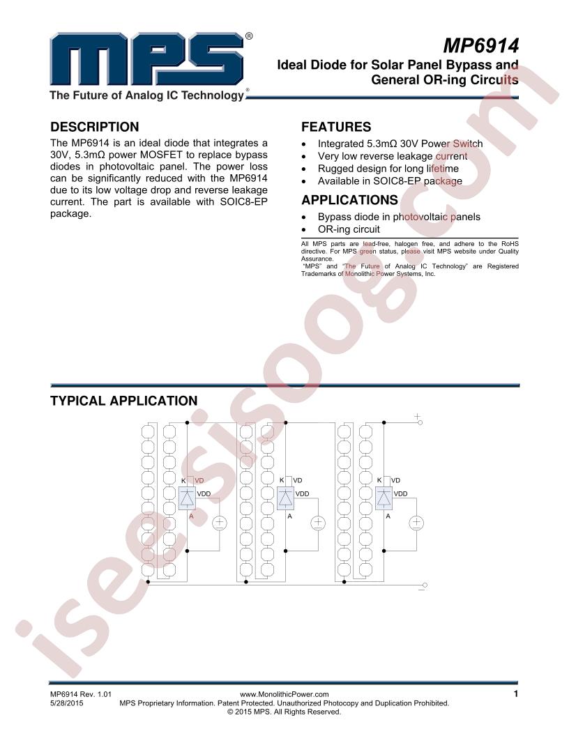 MP6914 Datasheet