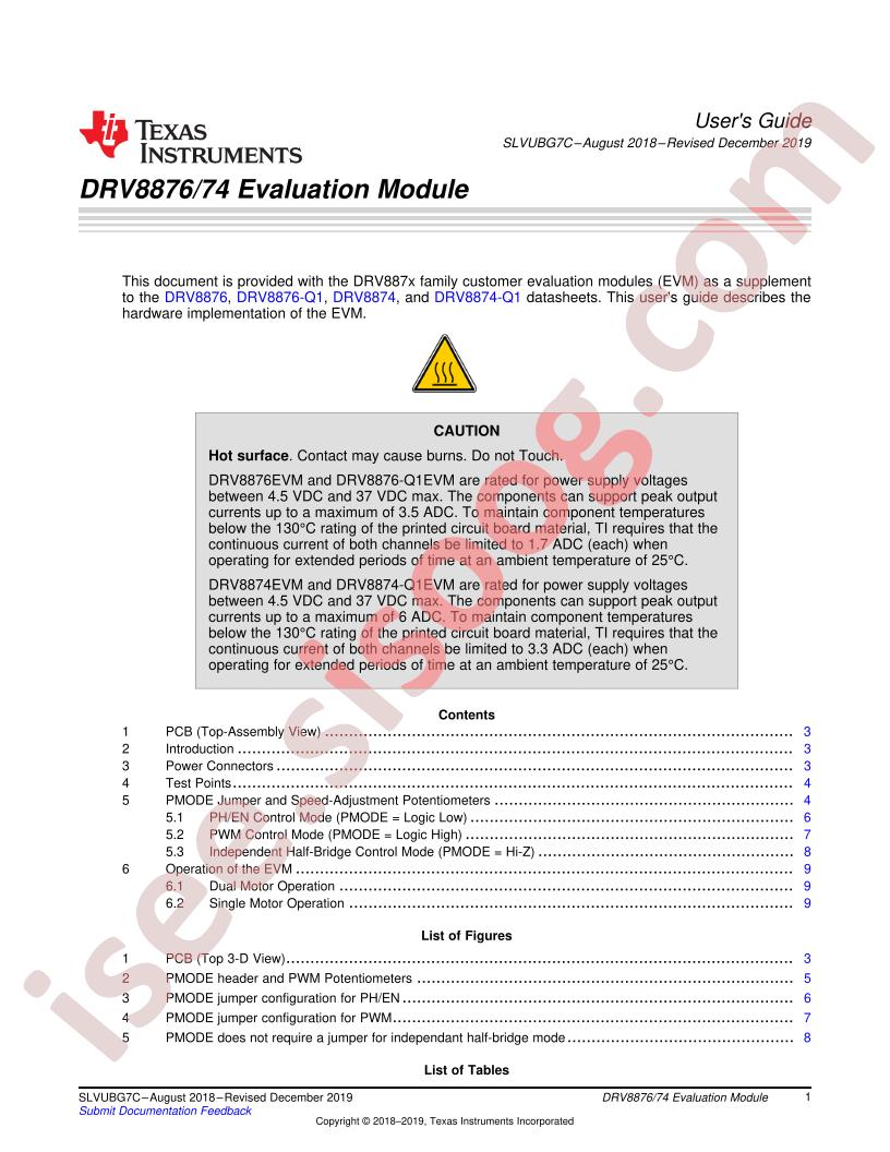 DRV887(6, 4)EVM User Guide