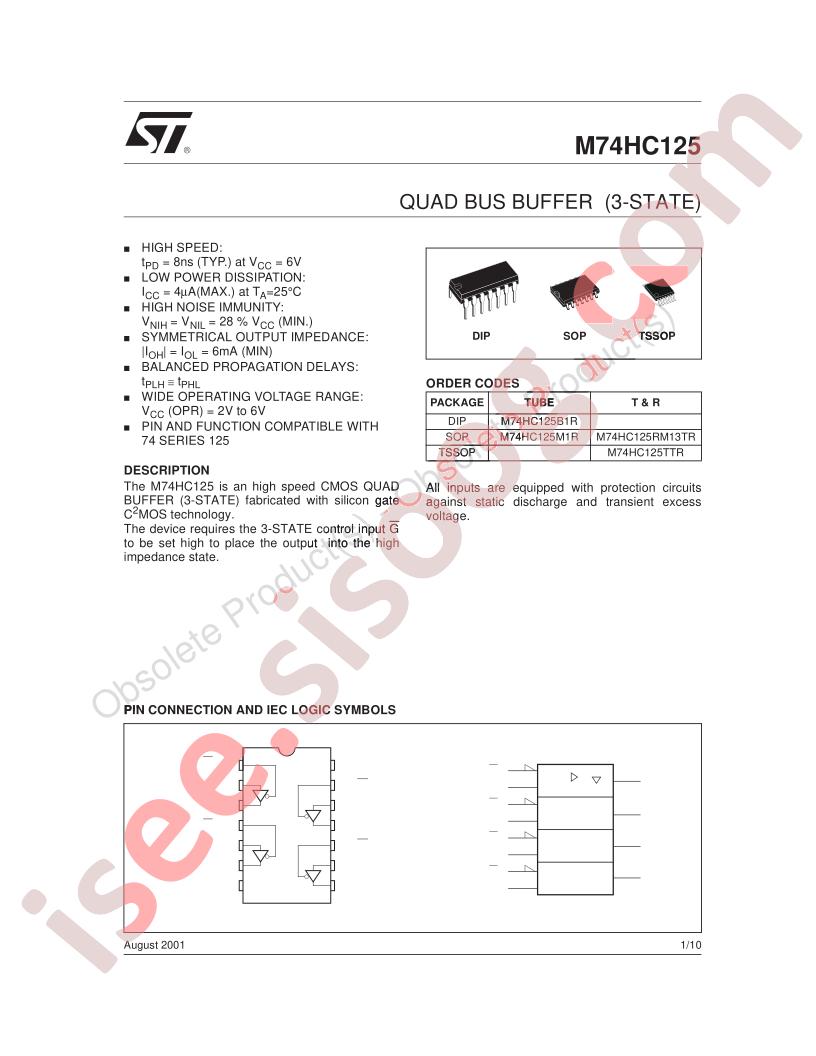 M74HC125