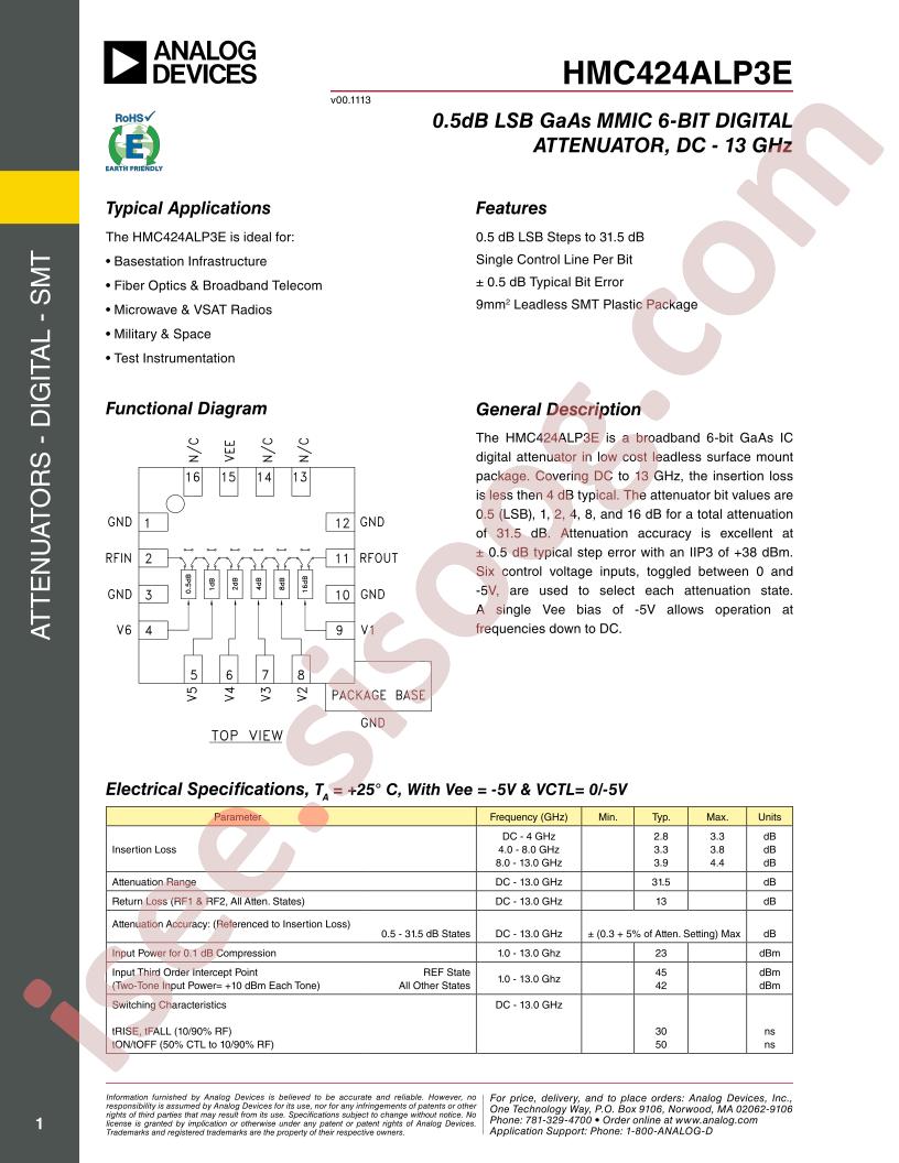 HMC424ALP3E