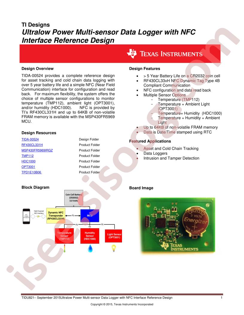 NFC-DATALOGGER-EVM