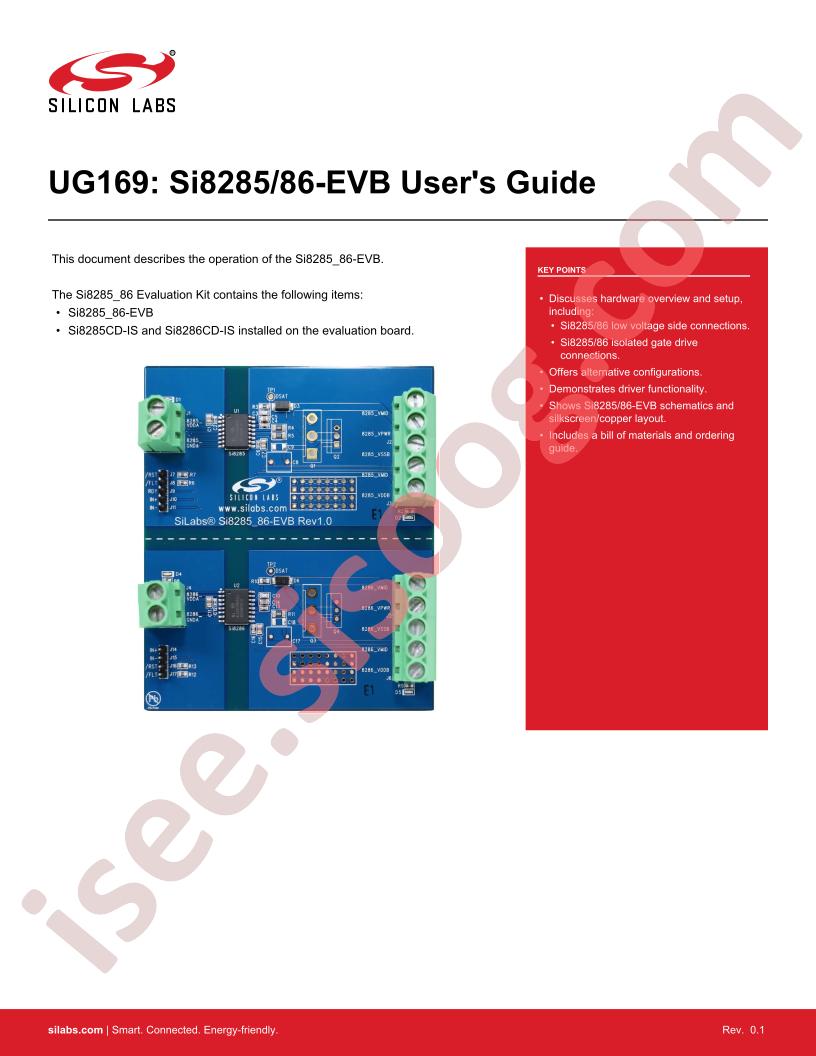 Si8285/86-EVB User Guide