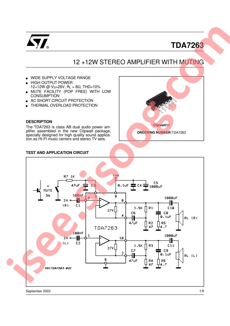 TDA7263