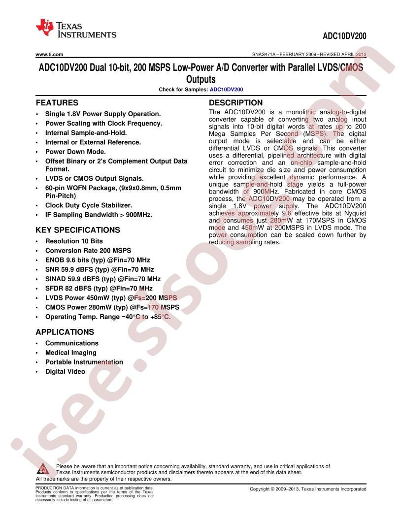 ADC10DV200