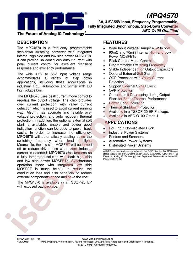 MPQ4570 Datasheet