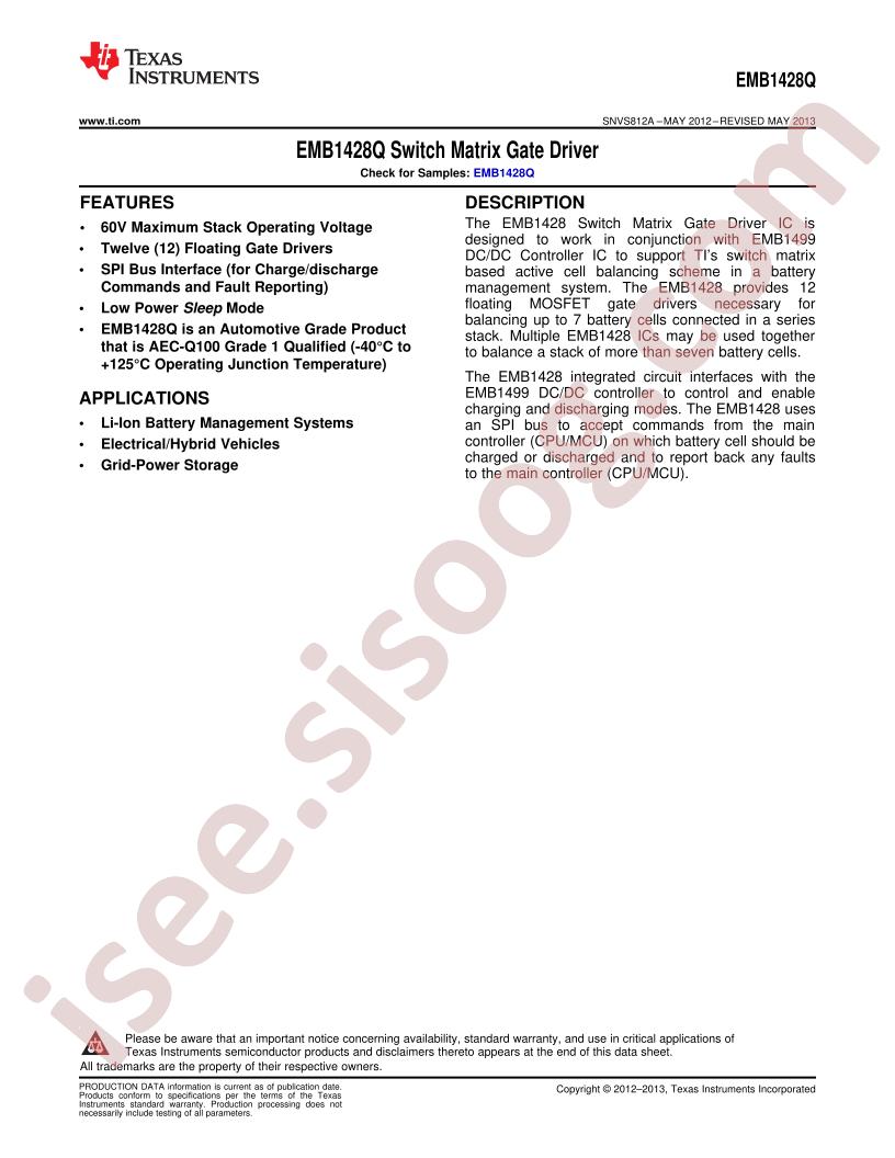 EMB1428Q Datasheet
