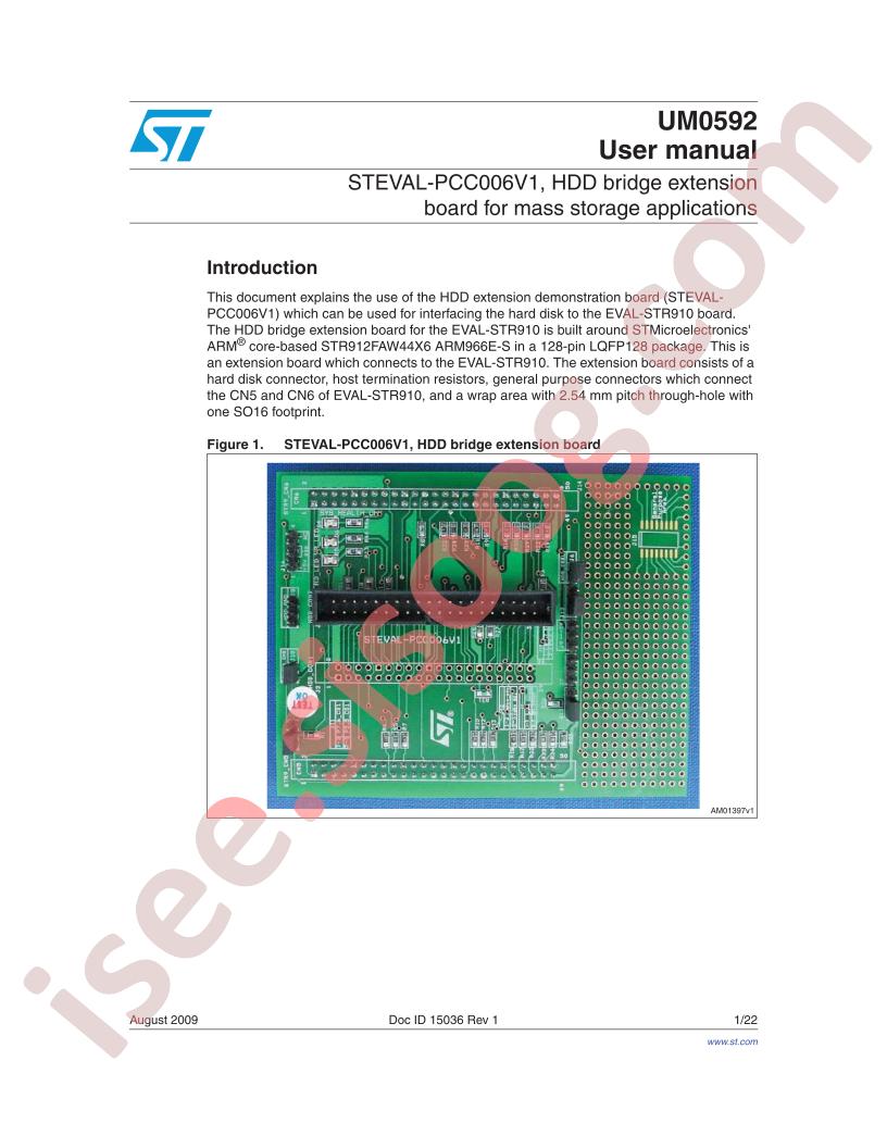 STEVAL-PCC006V1 User Manual