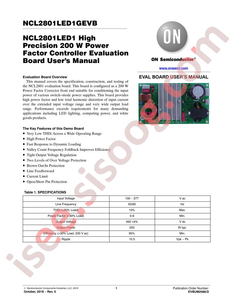 NCL2801LED1GEVB