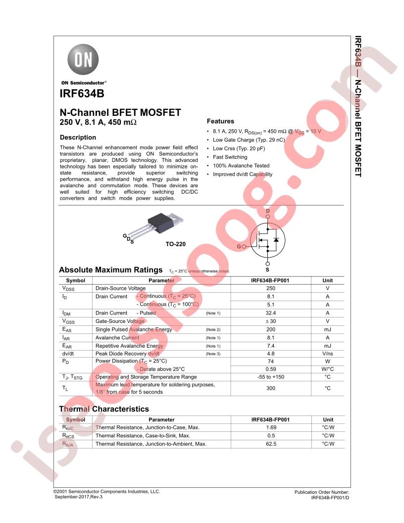 IRF634B