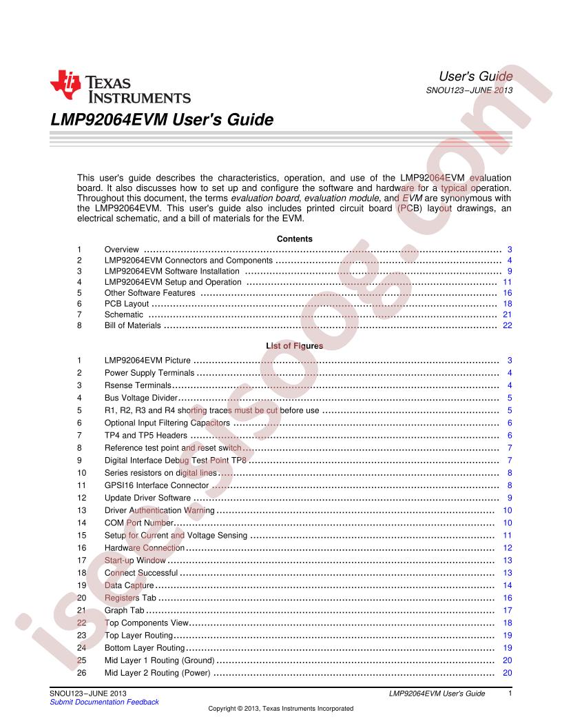 LMP92064EVM User Guide