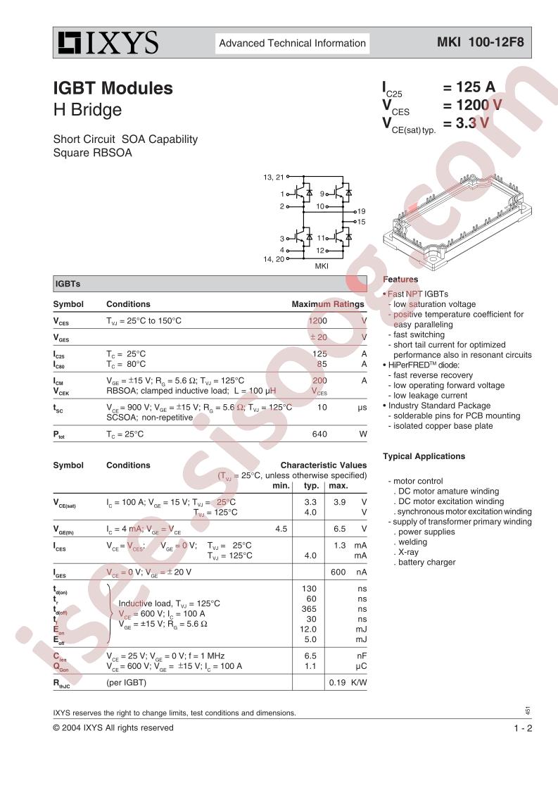 MKI100-12F8