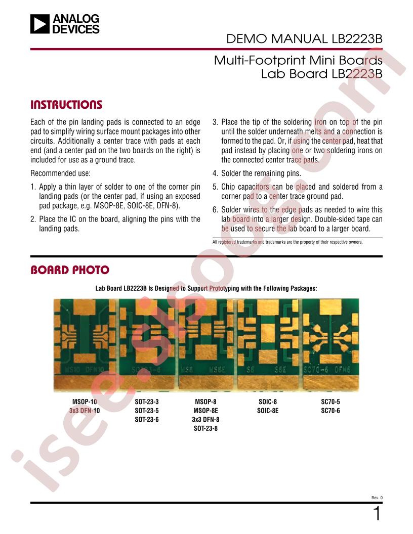 LB2223B Demo Manual
