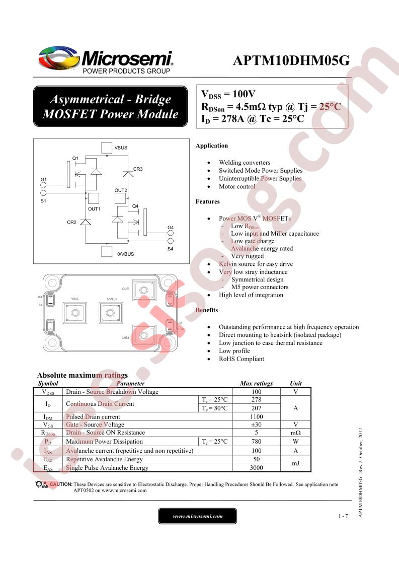 APTM10DHM05G