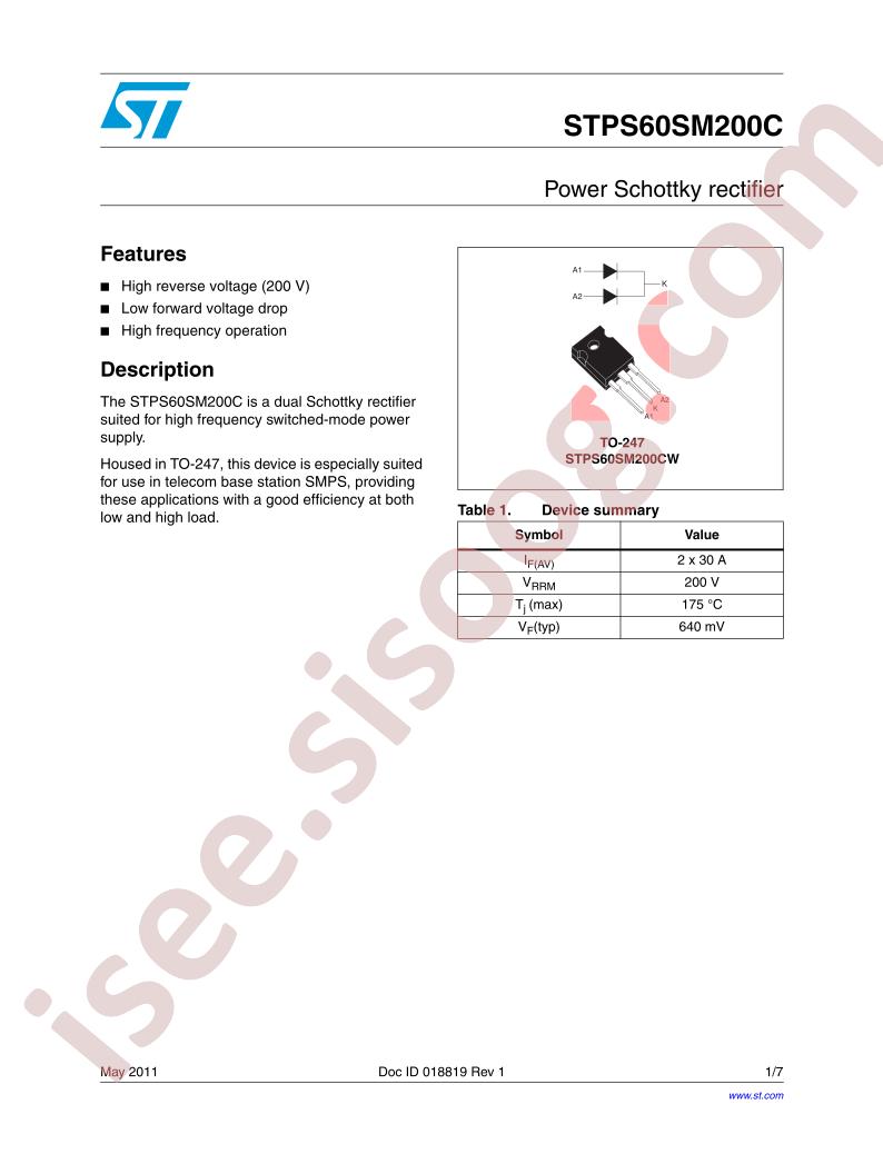 STPS60SM200C
