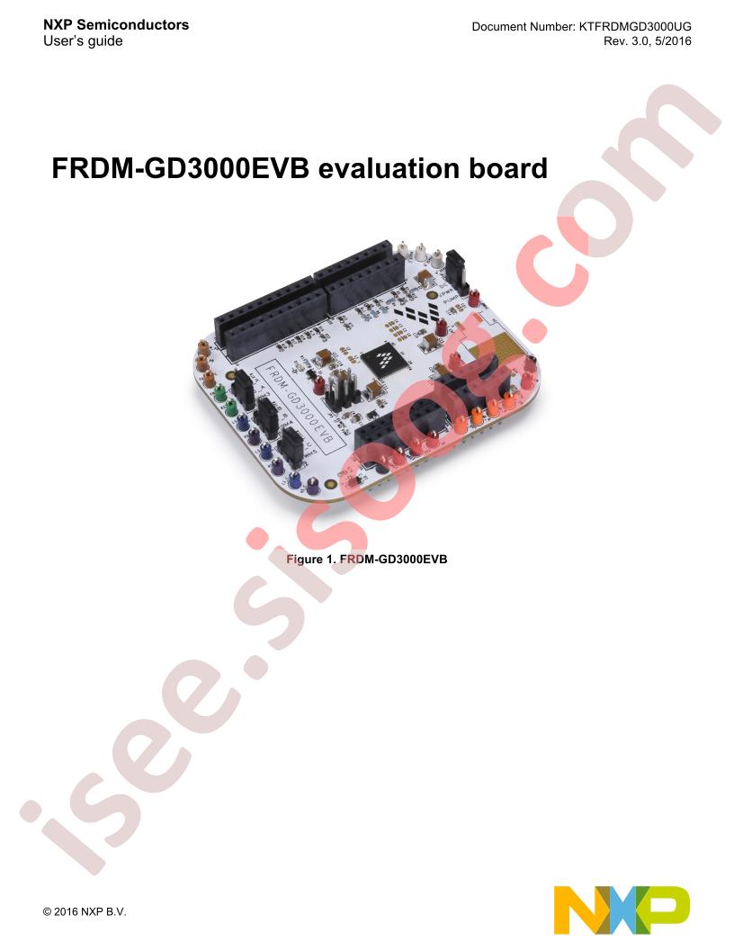 FRDM-GD3000EVB User Guide