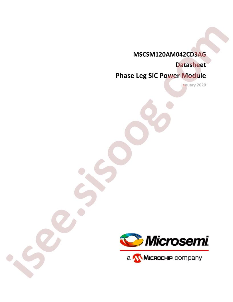 MSCSM120AM042CD3AG