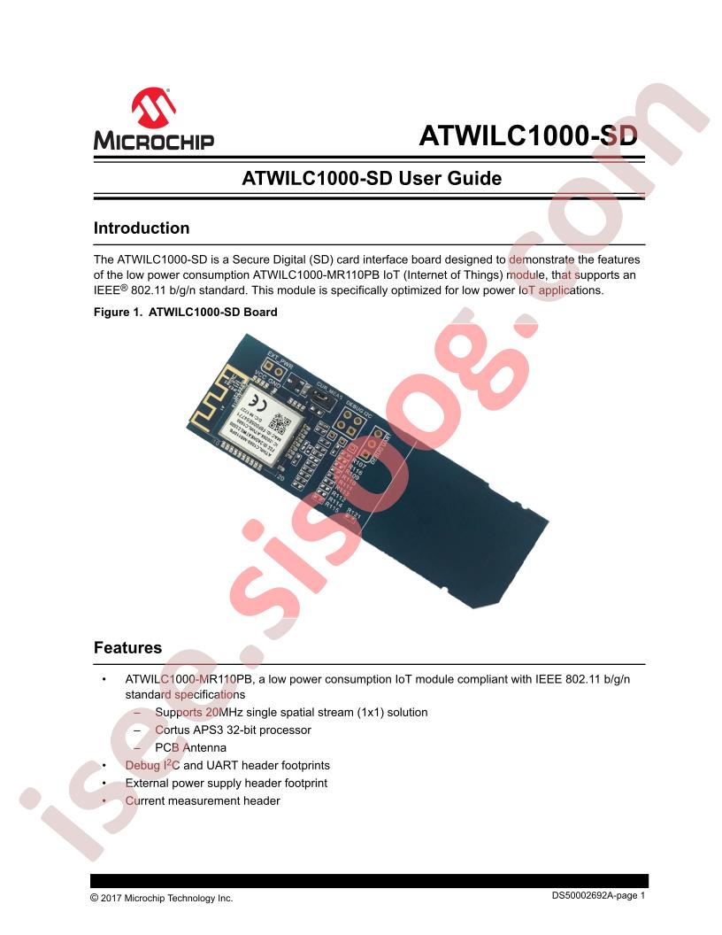 ATWILC1000-SD Programming Guide