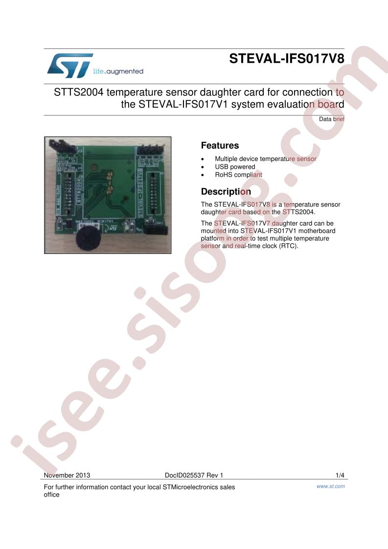STEVAL-IFS017V8 Data Brief