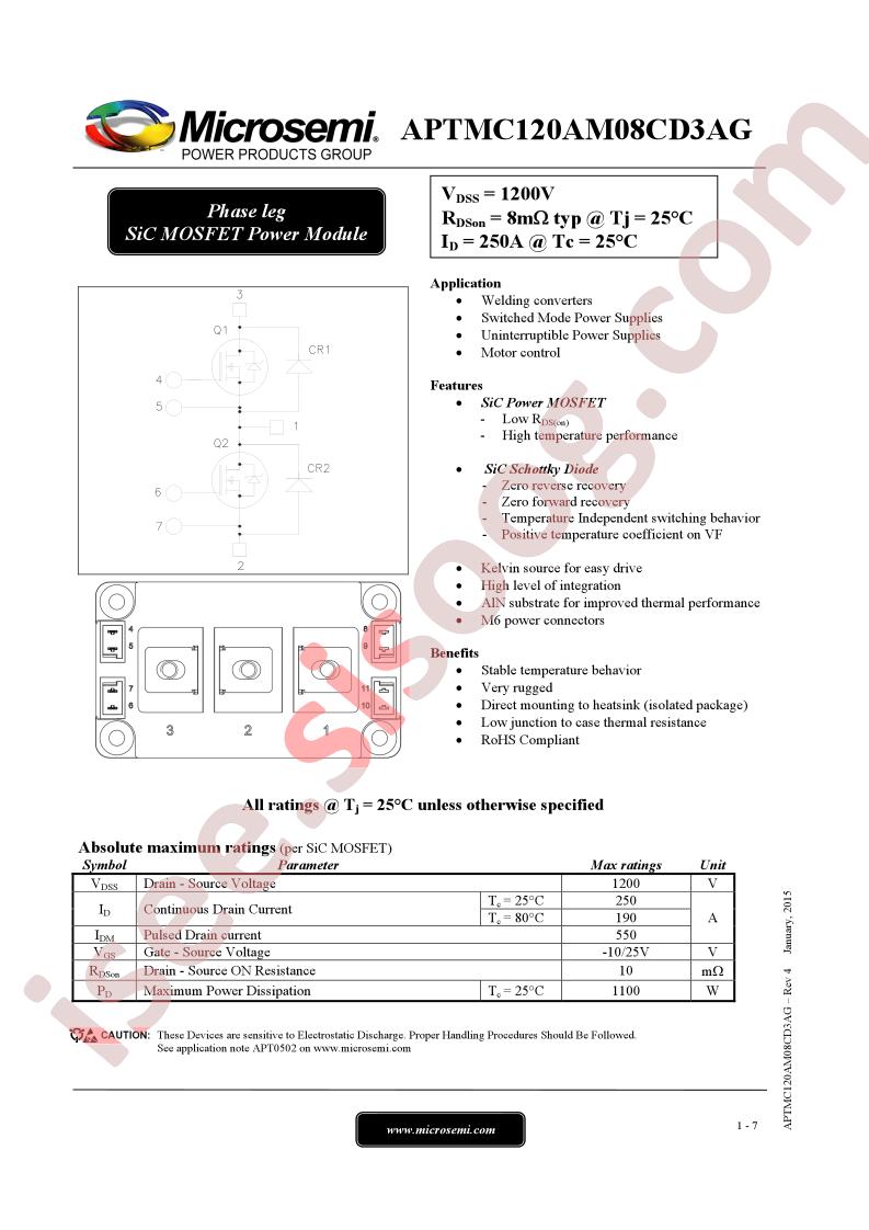 APTMC120AM08CD3AG