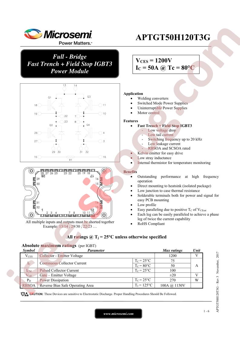 APTGT50H120T3G