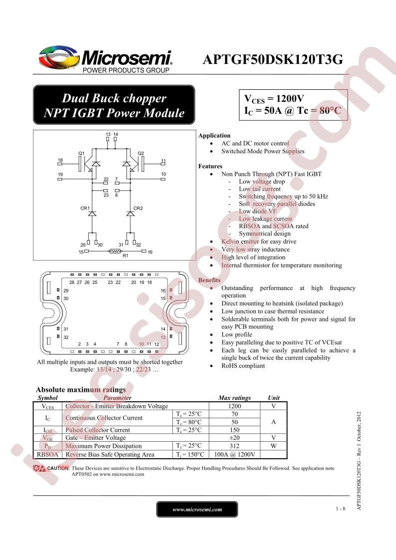 APTGF50DSK120T3G