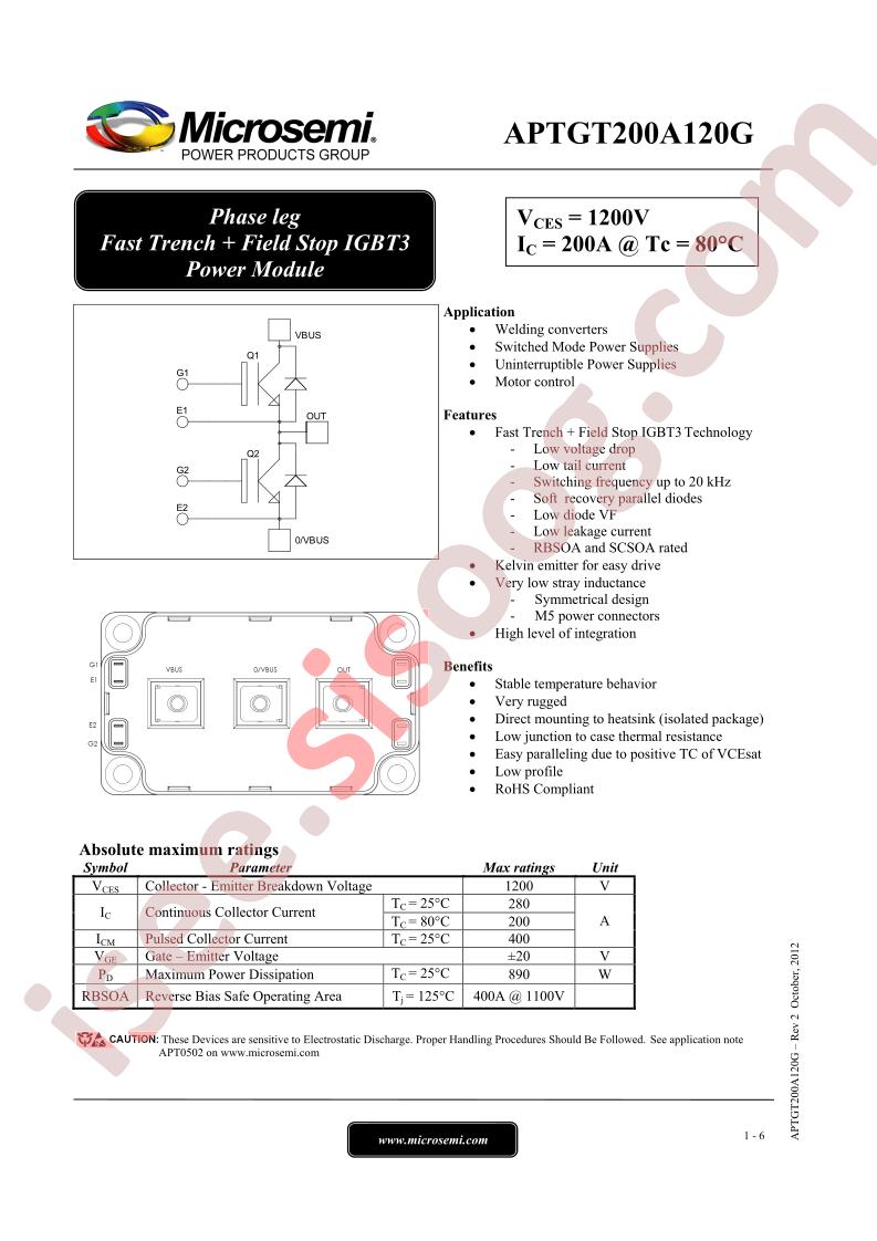 APTGT200A120G