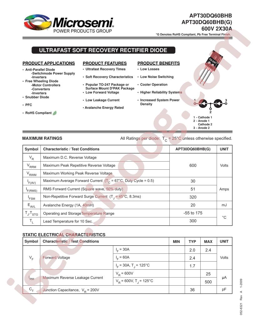 APT30DQ60BHB(G)