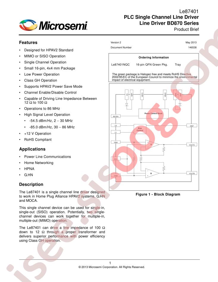 Le87401 Brief