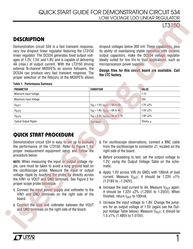 DC534A Quick Start Guide